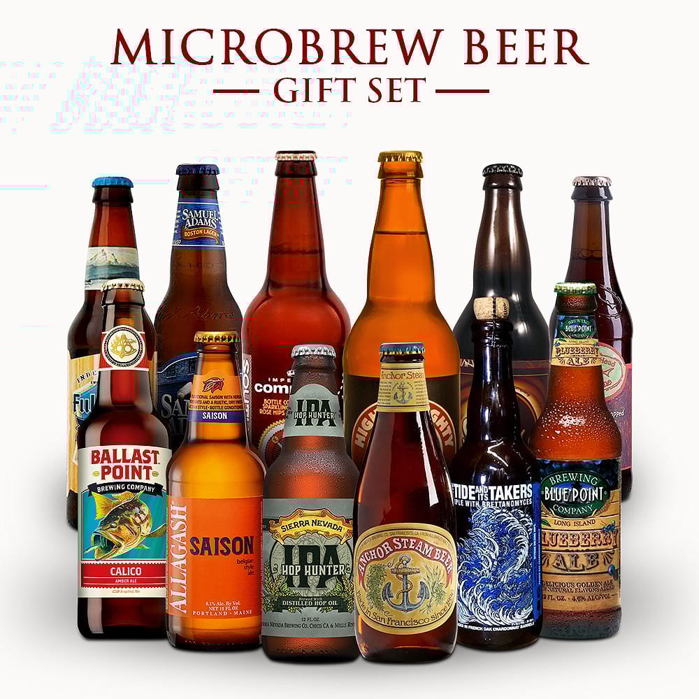 Craft beer sampler American brands variety pack