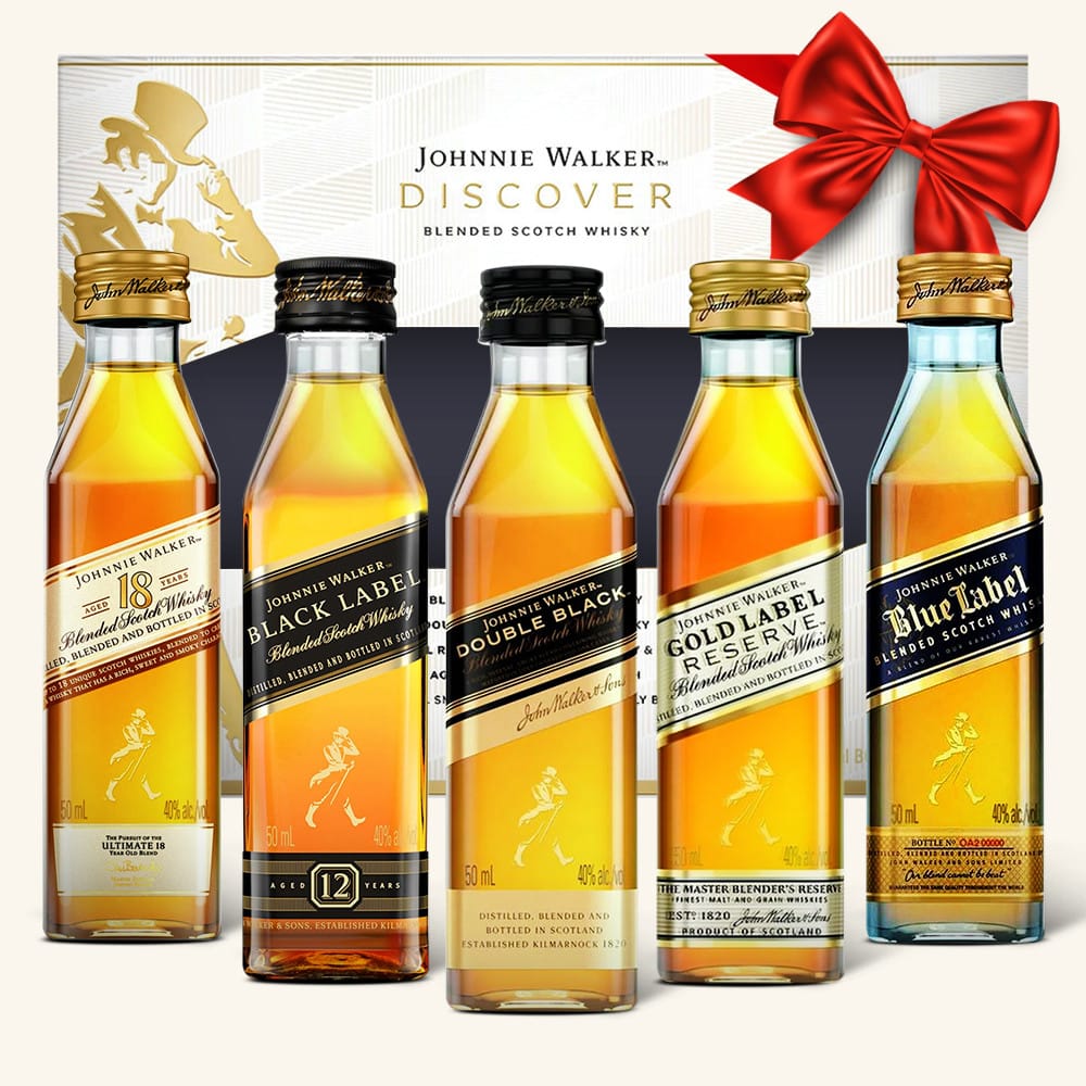 ウイスキー 6ADM28 JOHNNIE WALKER Deluxe Gift Set Johnnie Walker Collection Gift Pack: Buy Now | Caskers
