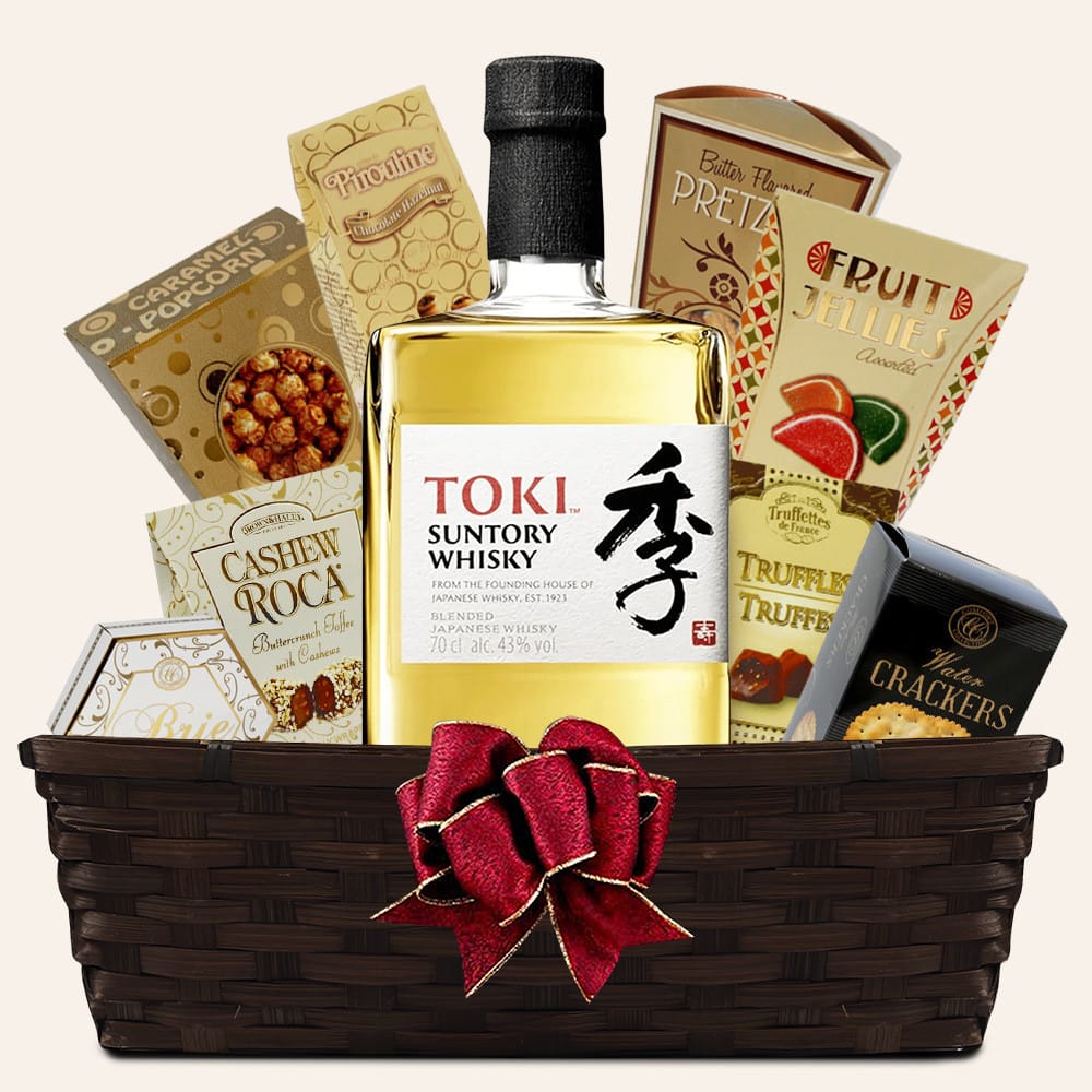Buy a Suntory Toki Japanese Whisky Gift Basket as a GIFT!