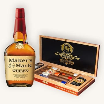 Maker's Mark Whiskey & My Father Cigars Gift Set Pairing