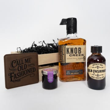 Knob Creek Old Fashioned Whiskey Gift Crate