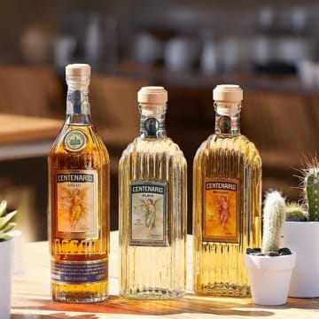 Gran Centenario Tequila Trio includes Gran Centenario Reposado, Gran Centenario Anejo, and Gran Centenario Plata