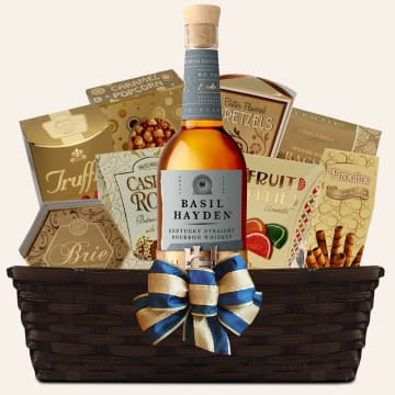 Basil Hayden 10 Year Kentucky Bourbon Gift Basket