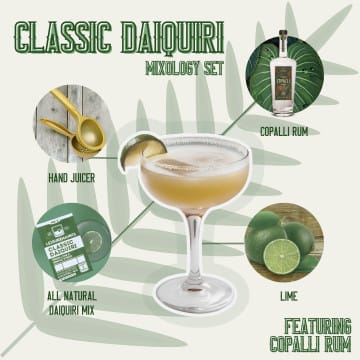 Classic Daiquiri Cocktail Kit featuring Copalli Rum