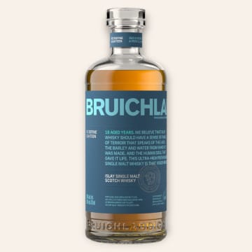 Bruichladdich 18 Year Unpeated Islay Single Malt Scotch Whisky (Blue Wrap)