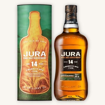 Jura 14 Year Single Malt Scotch Whisky aged in American Rye Casks
