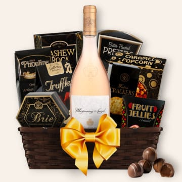 Whispering Angel Rose Gift Basket