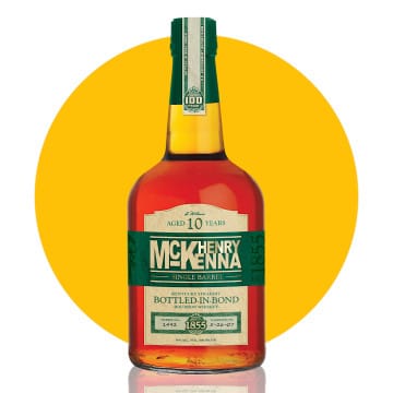 Henry Mckenna 10 Year Single Barrel Bottled In Bond Bourbon Whiskey