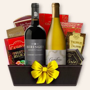Vineyards Best Wine & Cheese Gift Basket