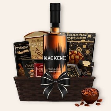 Blackened Whiskey Gift Basket