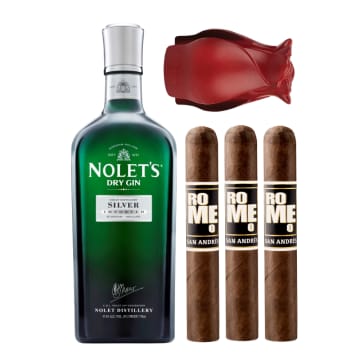 Nolets Gin with Bro-Rose & Cigar Set