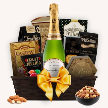 Laurent Perrier La Cuvee Brut Champagne Gift Basket
