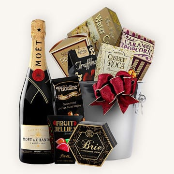 Moet & Chandon Champagne Bucket Gift Basket