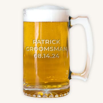 Classic Personalized Beer Mug