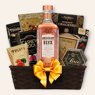 Absolut Elyx Vodka Gift Basket