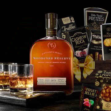 Woodford Reserve Bourbon Gift Basket