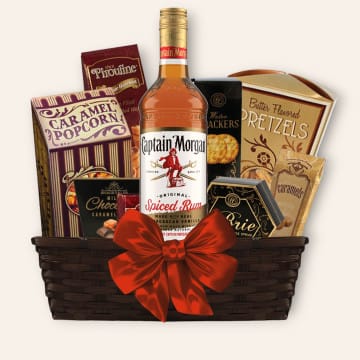 Captain Morgan Rum Gift Basket