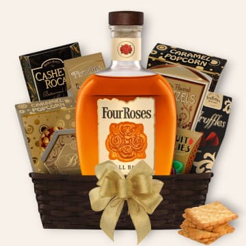 Four Roses Small Batch Bourbon Gift Basket