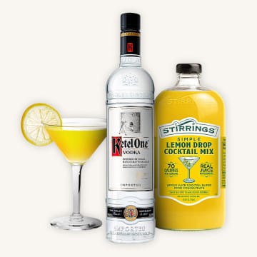 Ketel One Vodka Lemon Drop Martini Gift Set