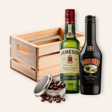 Irish Coffee Gift Set with Baileys & Jameson Whiskey