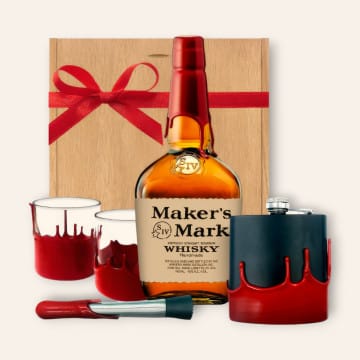 Maker's Mark Red Wax & Relax Gift Set