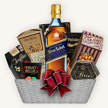 Personalized Johnnie Walker Blue Label Scotch Whisky Custom Label Bottle