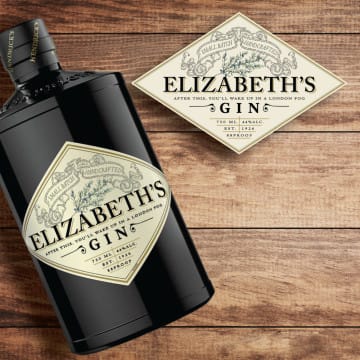 Personalized Hendricks Gin Custom Label Bottle