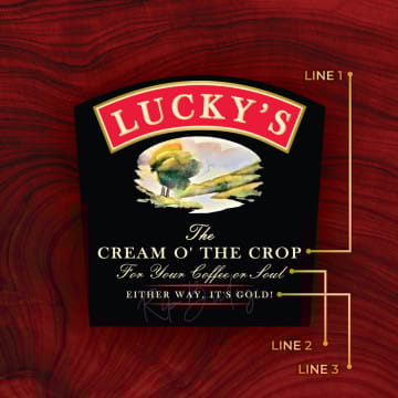 Personalized  Baileys Irish Cream Liqueur Custom Label Bottle