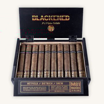 Blackened Hand-Rolled Cigar 'M81' by Drew Estate Box of 20
