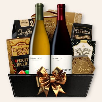 La Crema Pinot Noir and Chardonnay Gift Basket