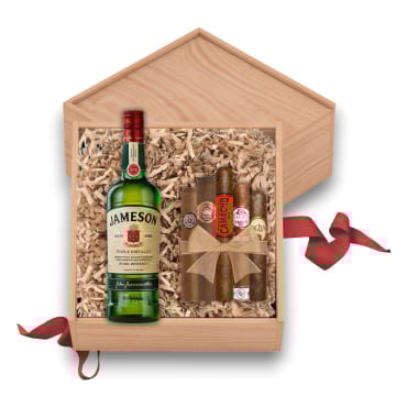 Jameson Irish Whiskey Gift Set with Cigars