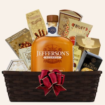 Jefferson's Bourbon Kentucky Whiskey Gift Basket