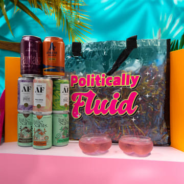 Politically Fluid' Ready-To-Drink Cocktail Cans Glow Bag Set