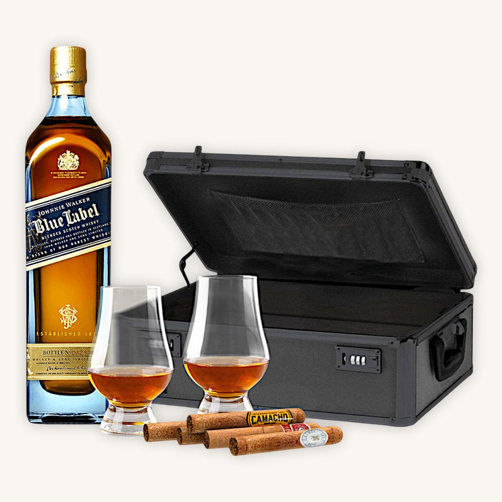 Buy Johnie Walker Blue Locking Vault Gift Set Online