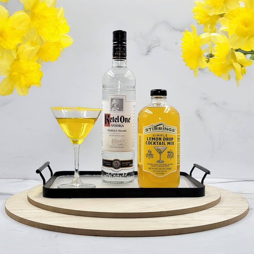 Tito's Lemon Drop Martini Gift Set - Citrus Cocktail Kit