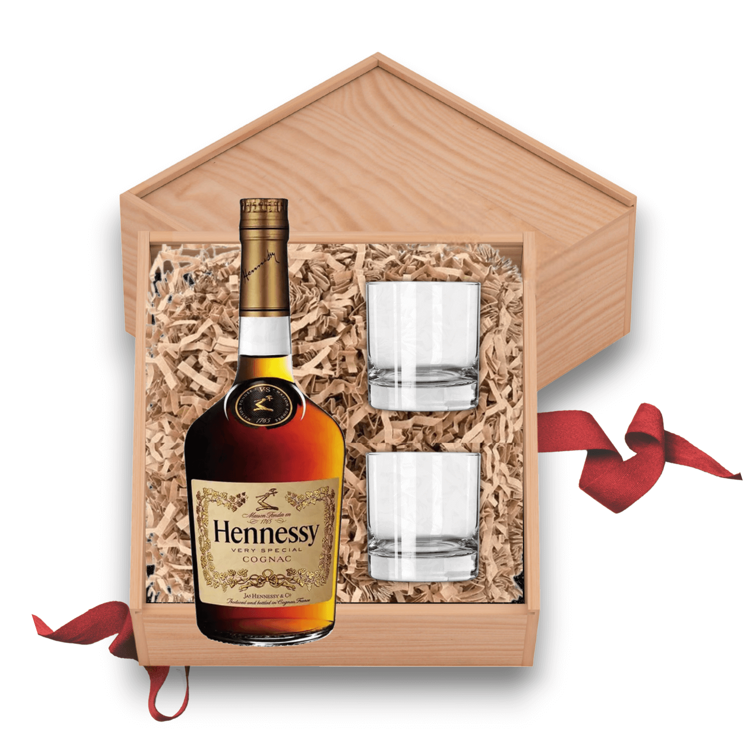 Send Hennessy VS Cognac Gift Set with Glasses Online!