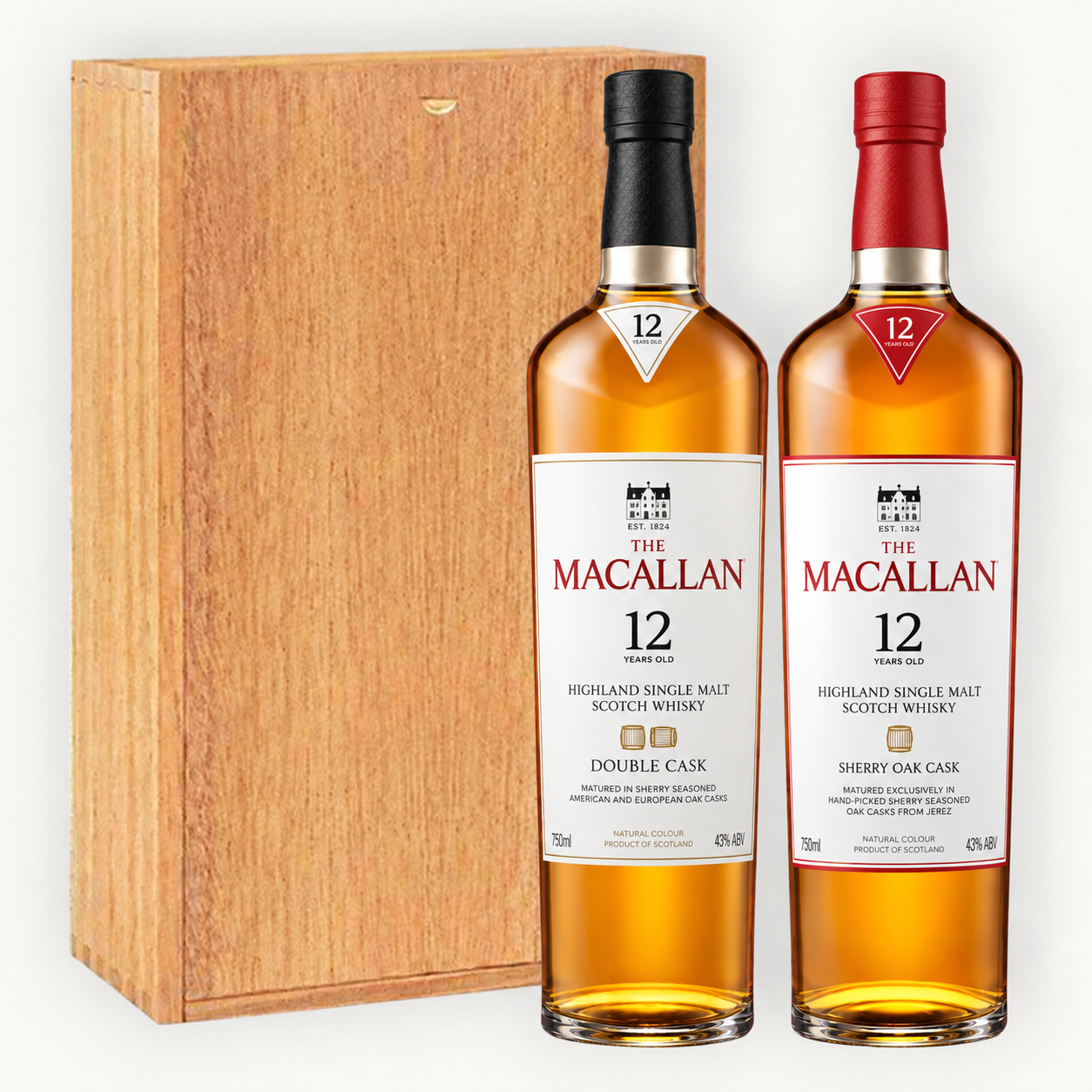 Send a 2 Pack Macallan 12 Year Gift Set Online!