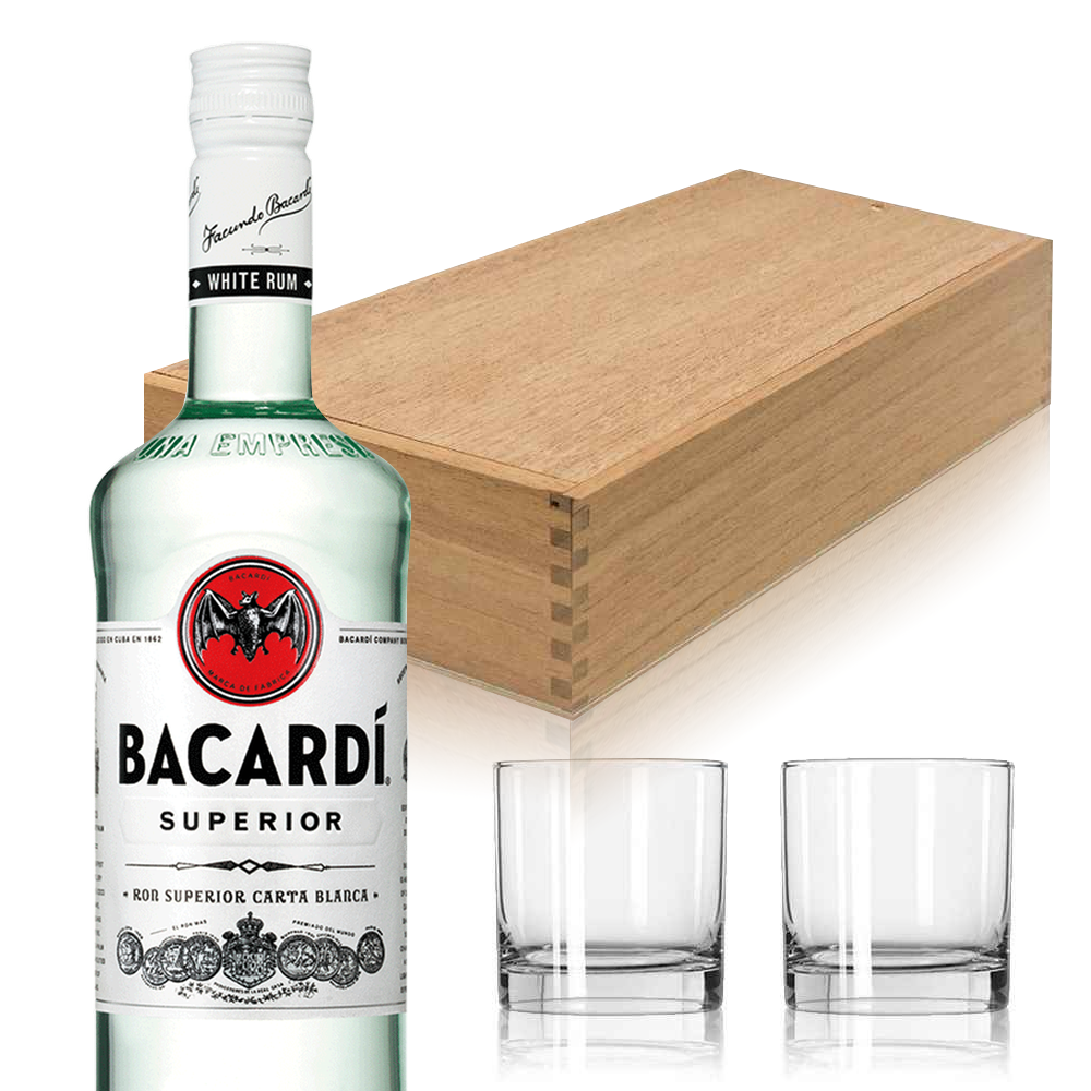 Bacardi Glass Gift Set Bacardi Glasses Original Bar Quality Drinks