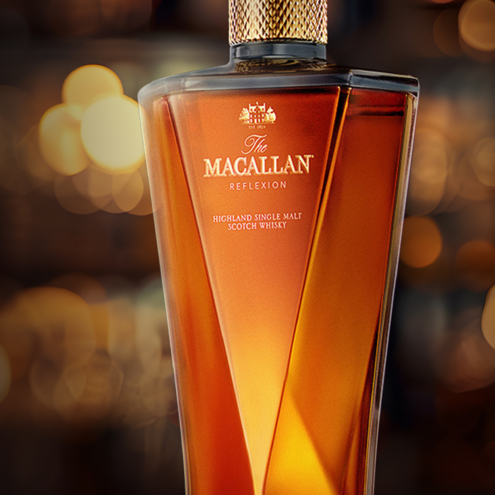 The Macallan Reflexion 空瓶ボトル　化粧箱付き Macallan Reflexion 1824 Decanter Series Single Malt Scotch Whisky