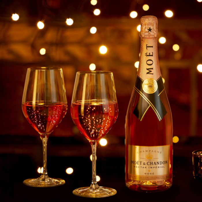 Send Moet & Chandon Nectar Imperial Rose Champagne Online