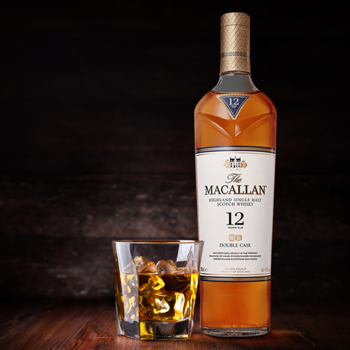 ウイスキー macallan 12 Macallan 12 Year Single Malt 'Double Cask' Scotch Whisky, Highland