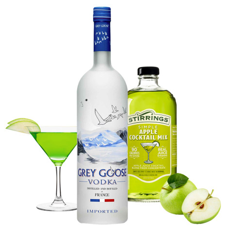 Grey Goose VX Vodka Gift Basket - SEND Liquor