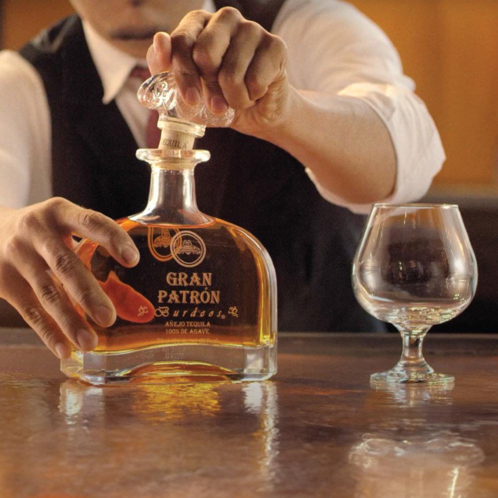 Patrón Gran Burdeos Añejo Tequila 750ml - Luxury Personalized