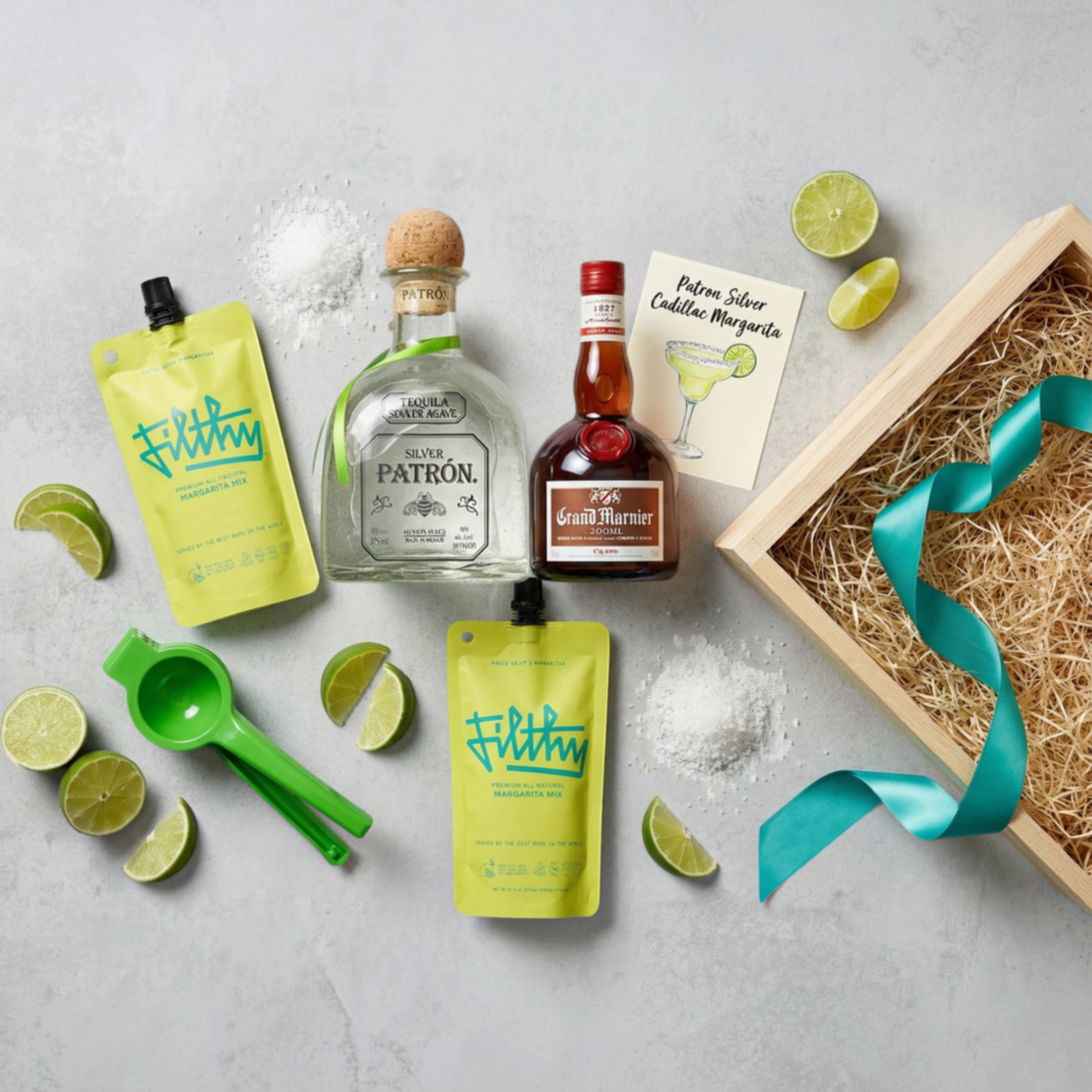 Cadillac Margarita Gift Set with Patron & Grand Marnier