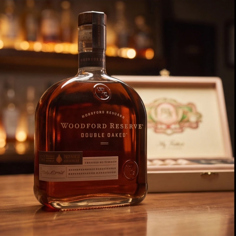 Woodford Double Oaked Cigar Pairing Ready to Give Gift Set