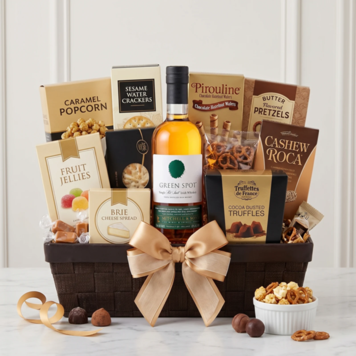Green Spot Basket