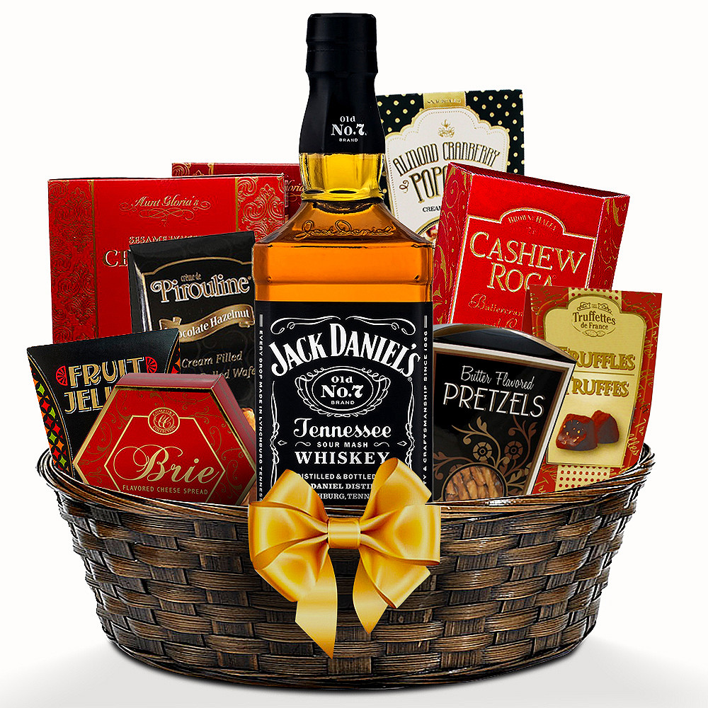 Jack Daniel's Old No. 7 Black Label Tennessee Whiskey Gift Basket
