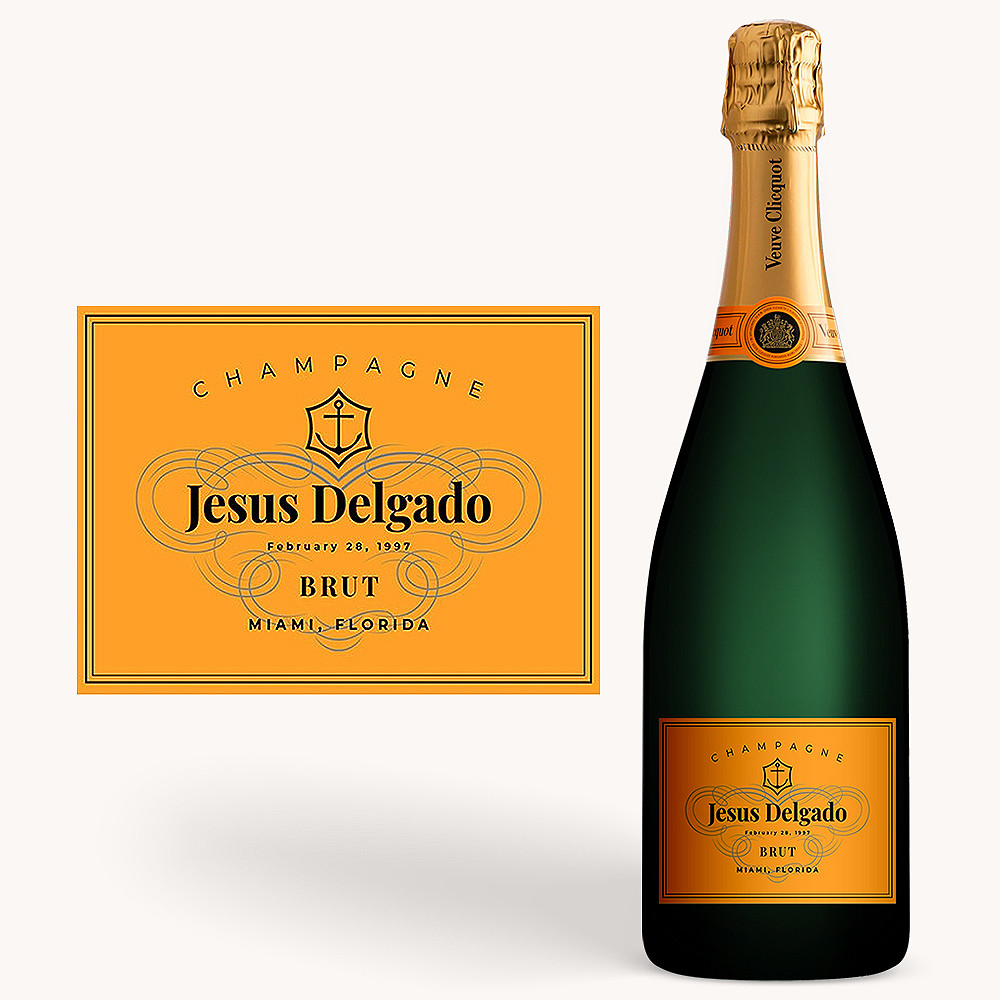 Veuve Clicquot Champagne (Brut) in Ice Jacket 750 ml 2-pack CA ONLY