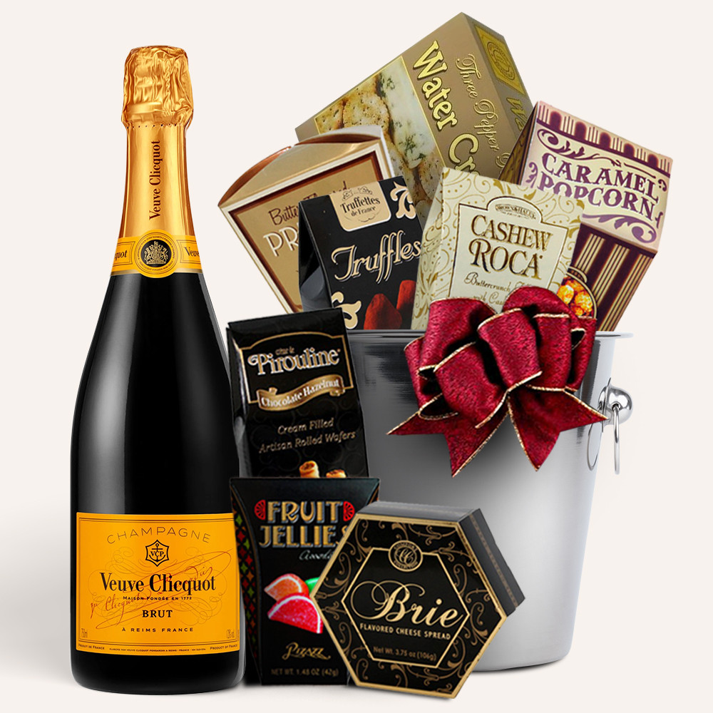 Send Veuve Clicquot Champagne Bucket Gift Basket Online