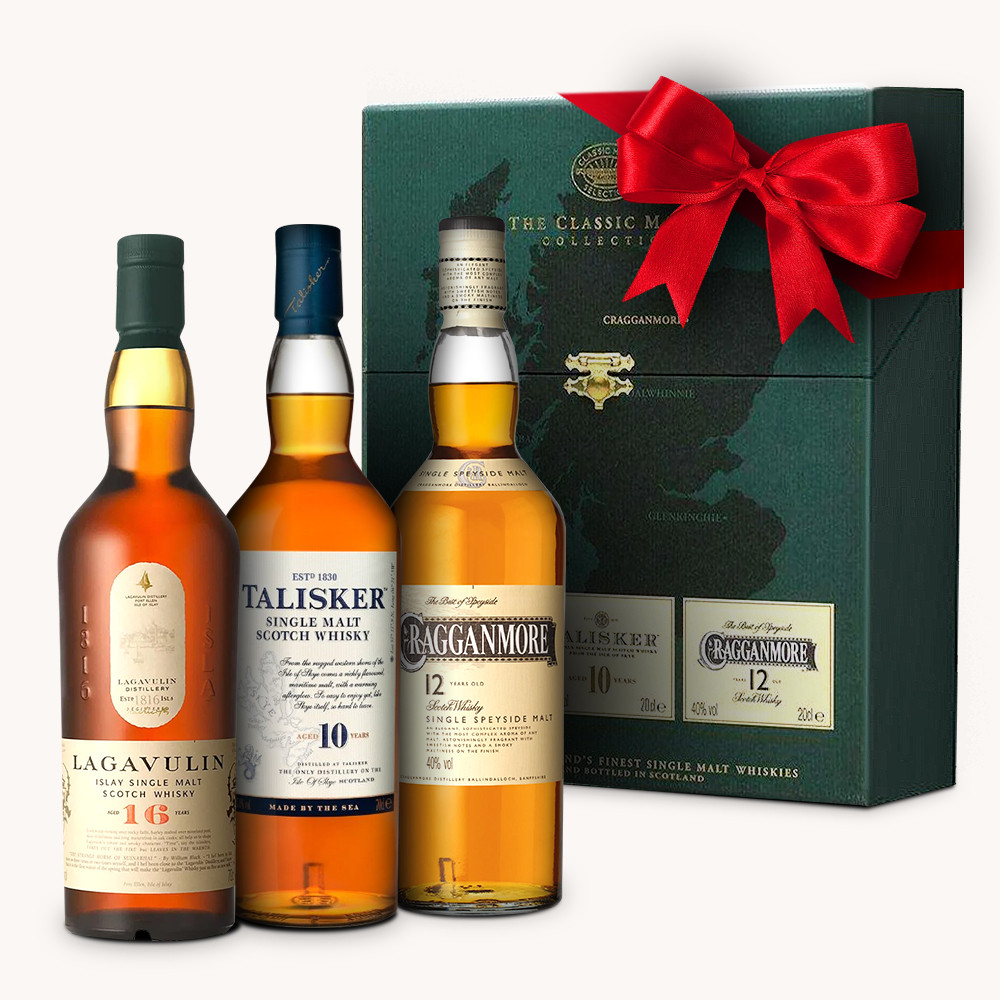 Send a Classic Single Malt Strong Collection Scotch Whisky Gift Set